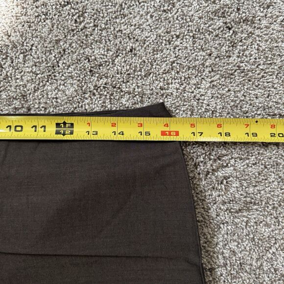 THE LIMITED Brown Wool Mohair Mid Rise Wide Flare Leg Dress Pants Size 10 NWT - Picture 6 of 9